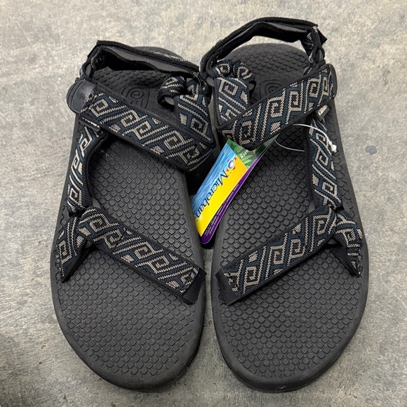 Teva Black and Gray Kids Sandals - Picture 1 of 4